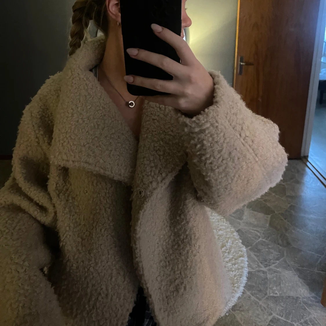 Teddyjacka ginatricot 