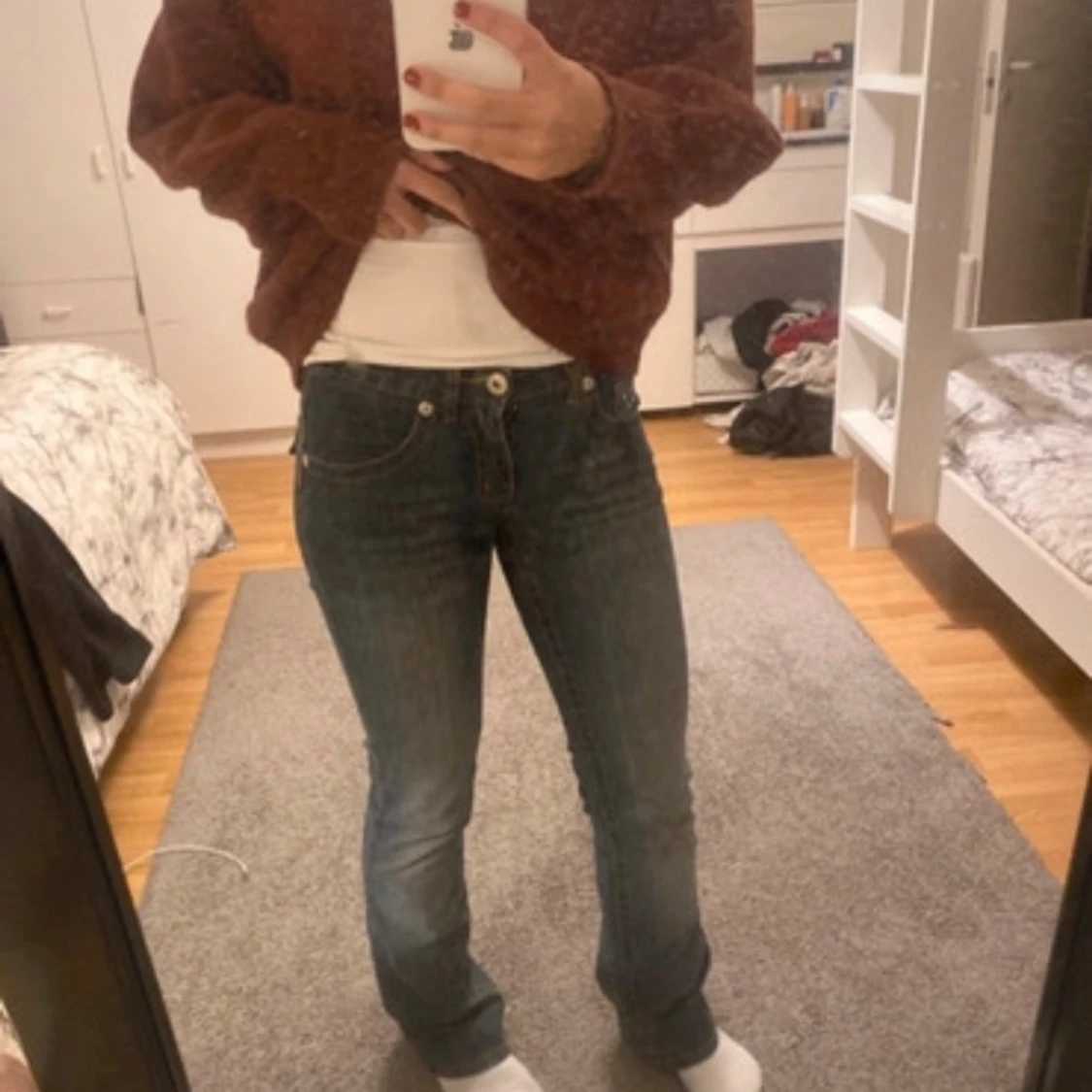 Blå jeans från KappAhl - 92