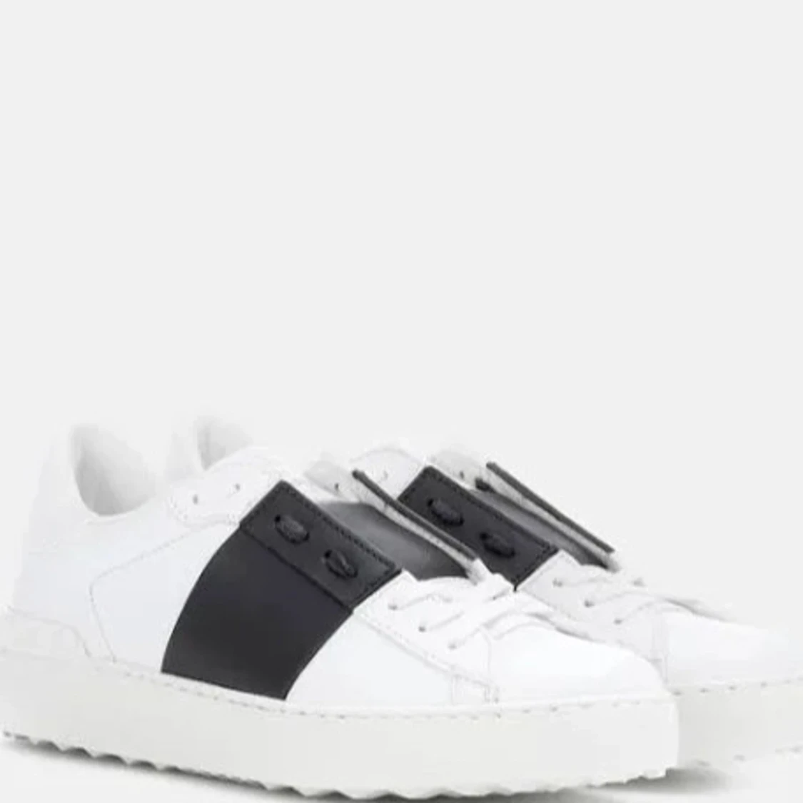 Valentino Open sneakers i vitt och svart - 90