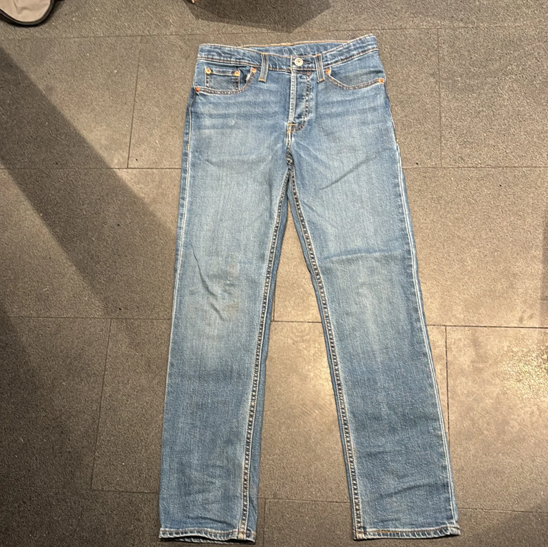 Levis 501 jeans i ljusblå denim