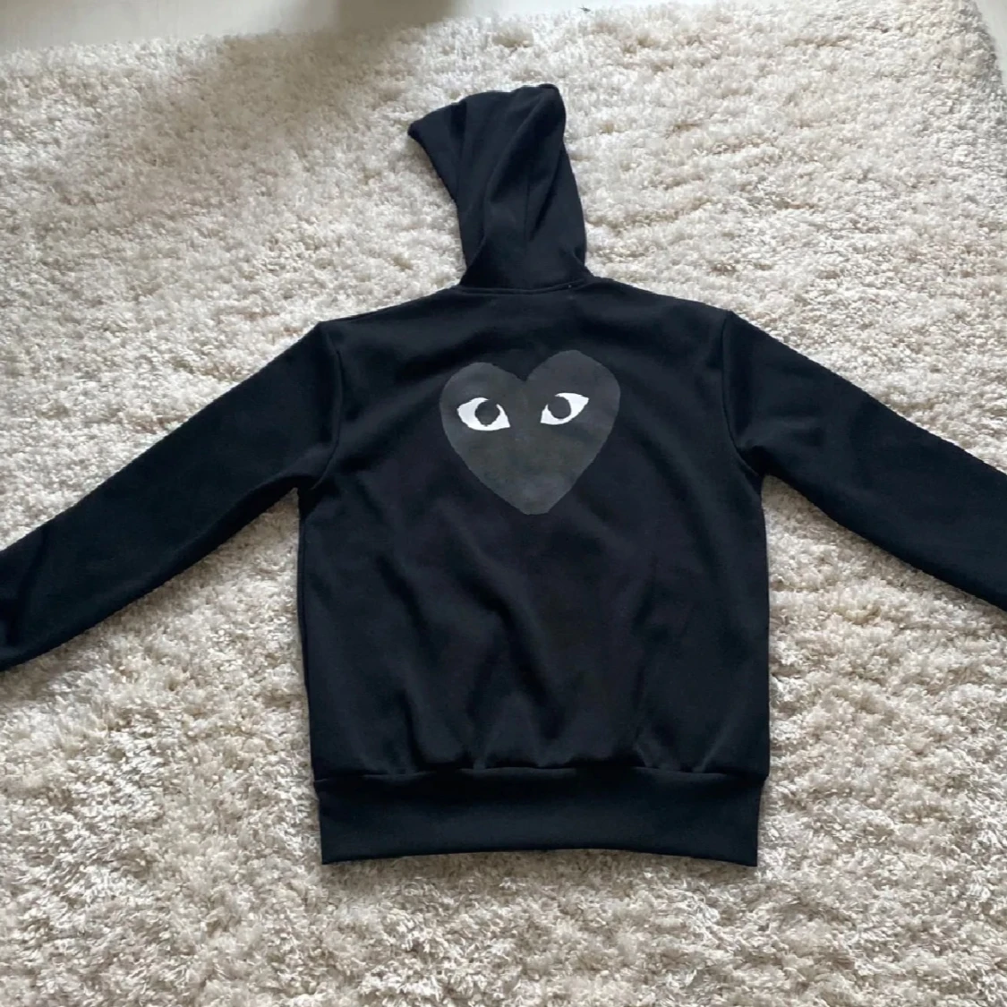 Svart hoodie från Comme des Garçons - 90