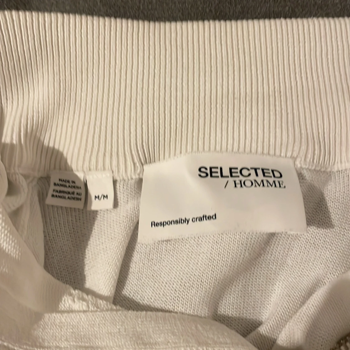 Vit tröja med dragkedja från Selected Homme - 2