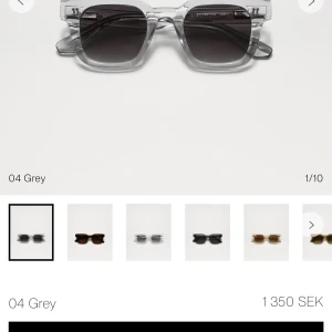 Grå solglasögon från Chimi - Snygga grå solglasögon från Chimi, knappt använda och allt medföljer