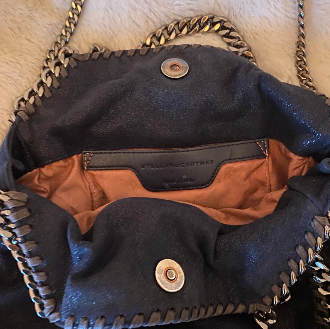 Mörkblå axelväska från Stella McCartney - 91