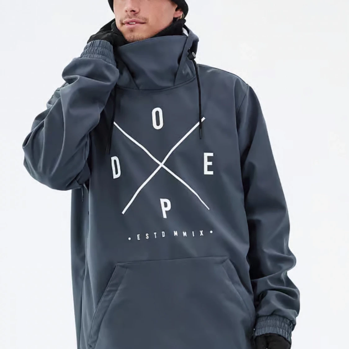 Grå/blå vindjacka Dope