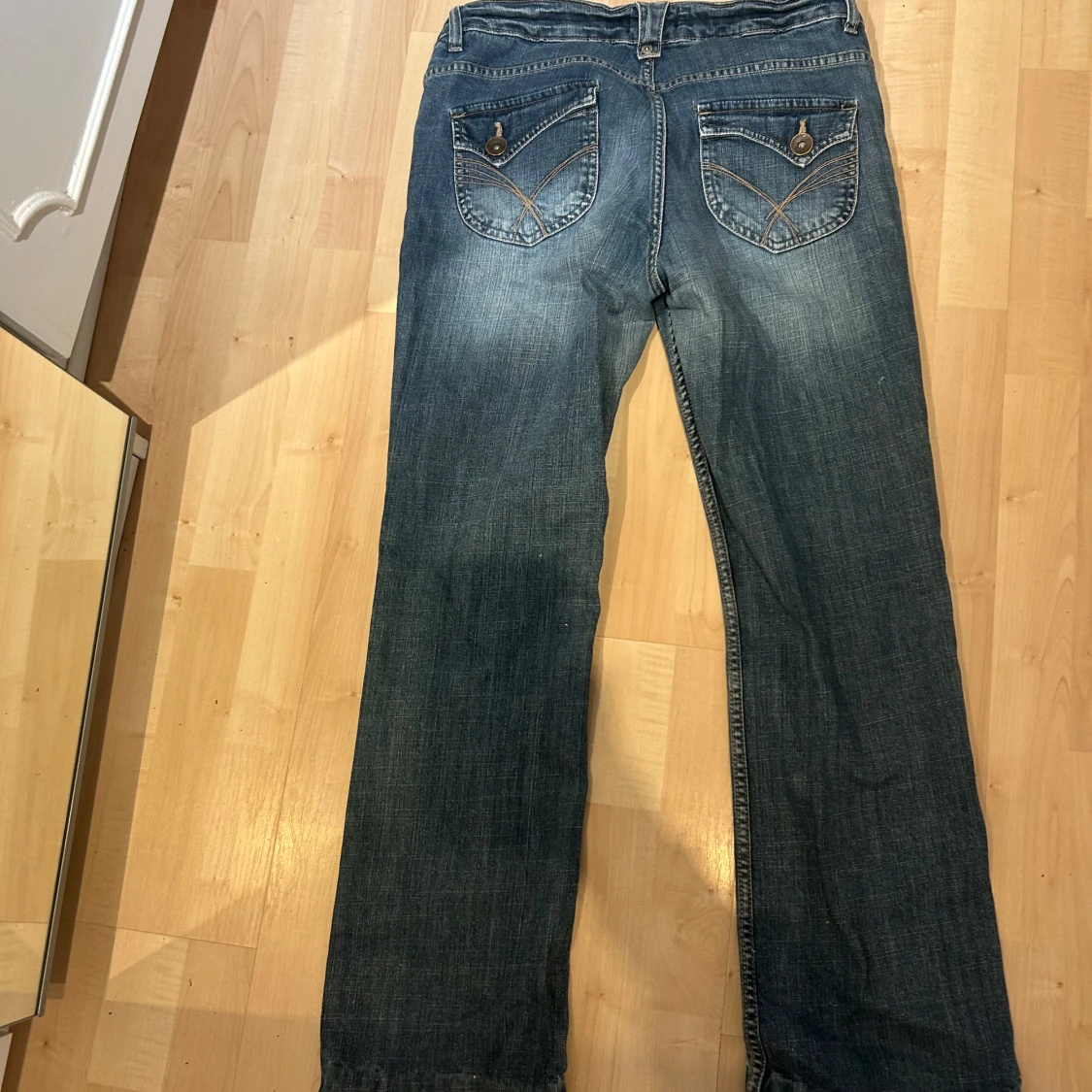 Blå jeans från Lindex - 91