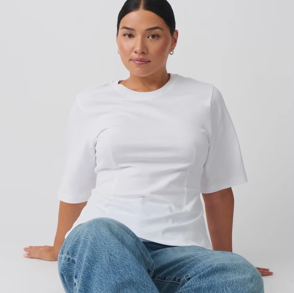 Figursydd t-shirt från Gina Tricot - 91