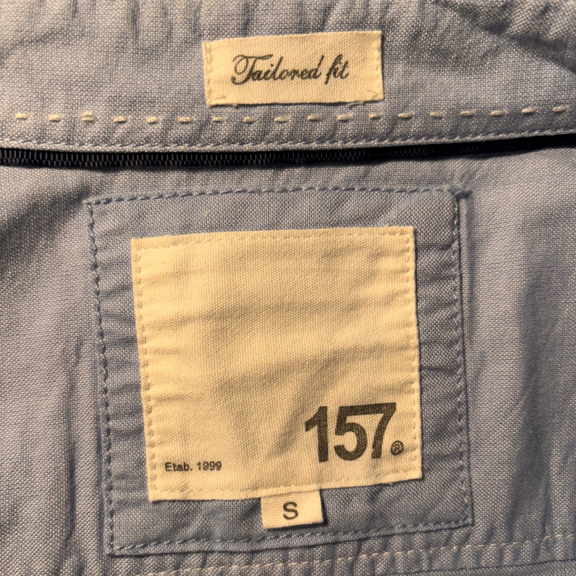 Blå skjorta från 157 - 91