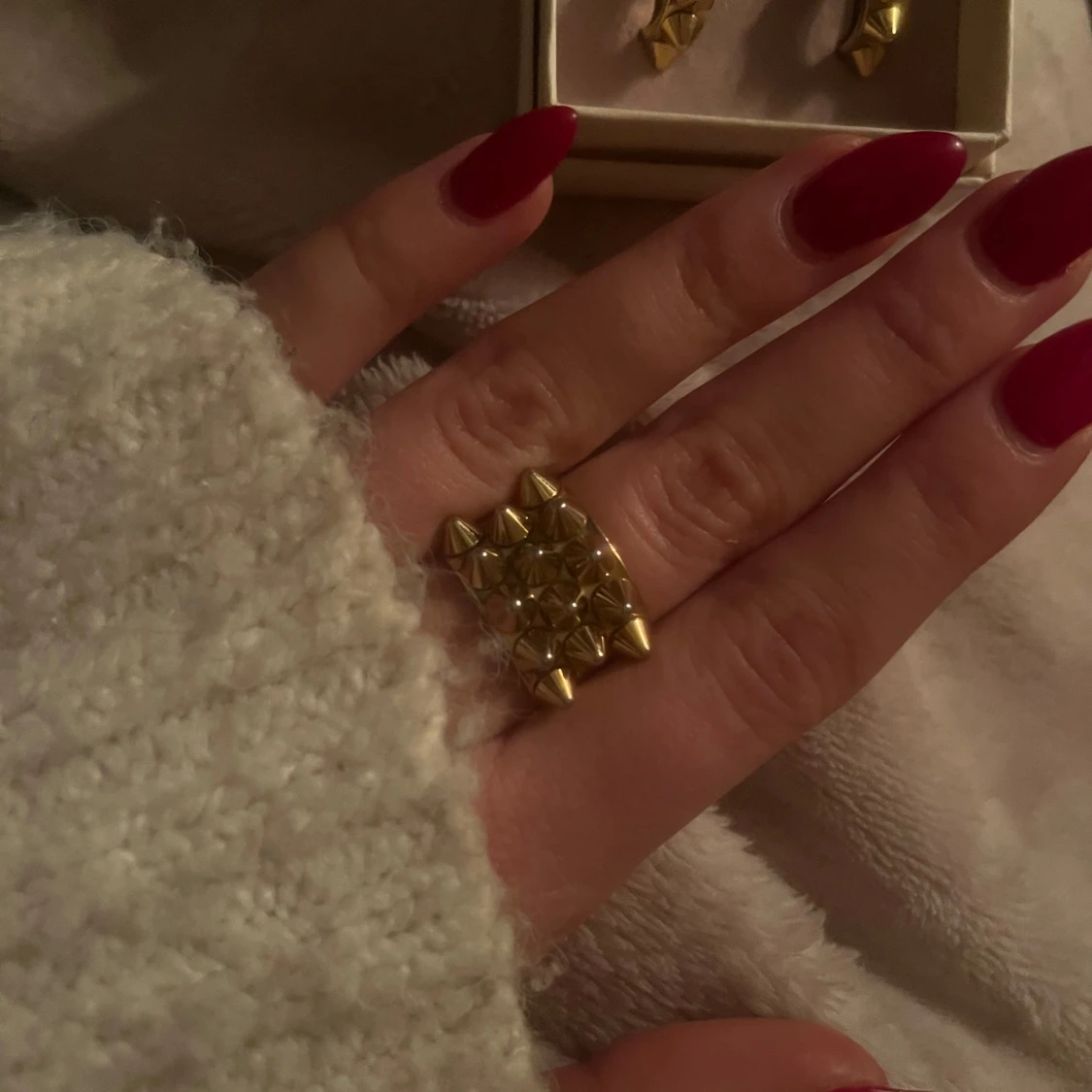 Edblad nit ring och örhängen - 90