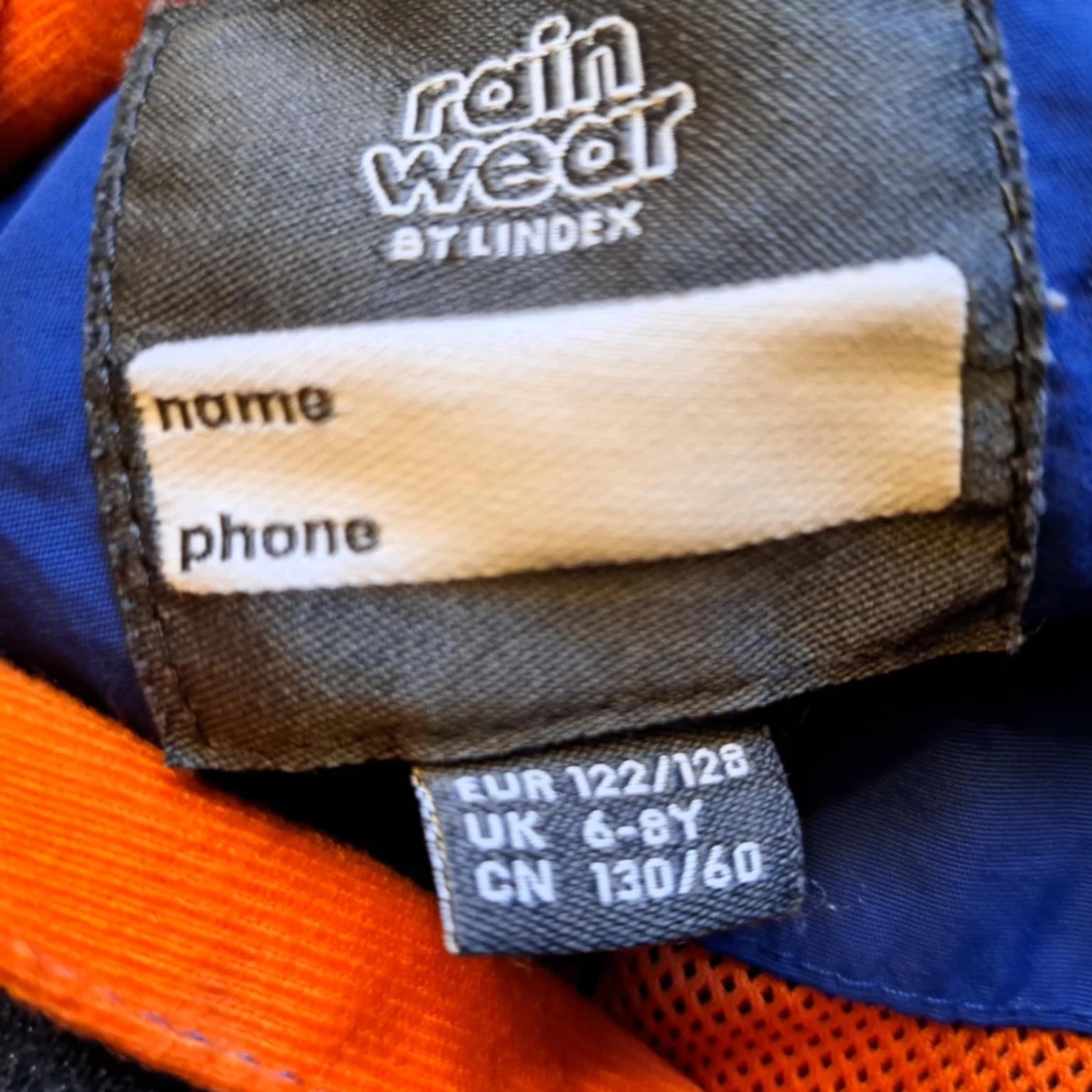 Blå regnjacka från Lindex - 1