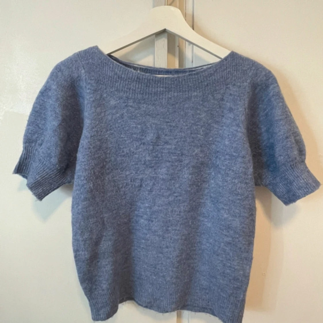 Blå stickad tröja från Vero Moda