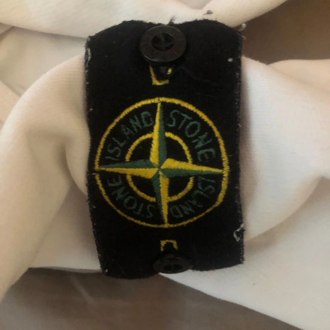 Vit hoodie från Stone Island - 3