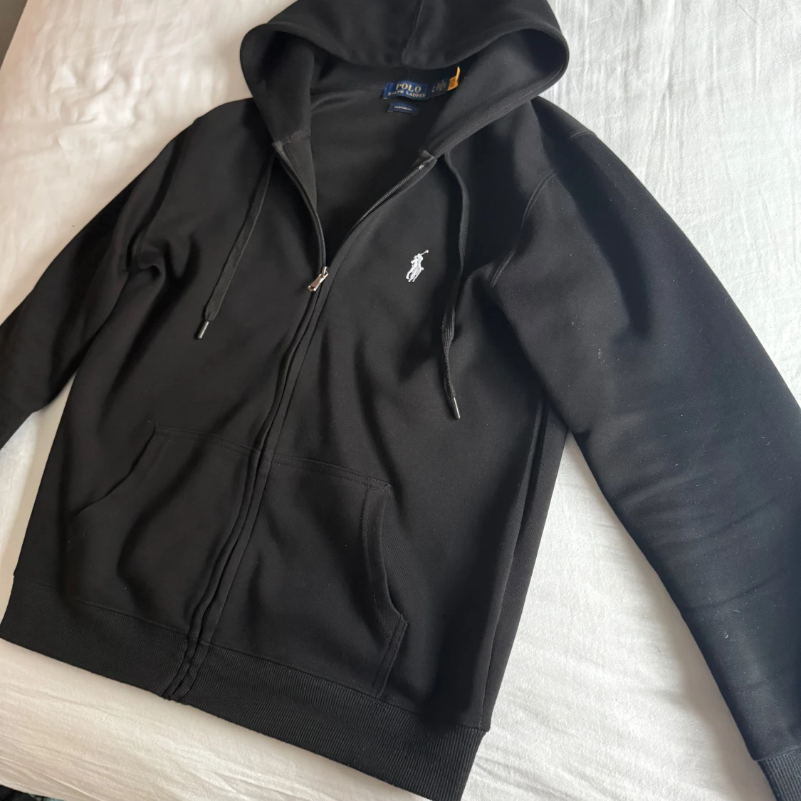 Svart polo kofta 