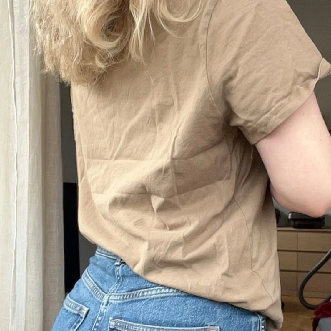 Beige / ljusbrun t-shirt - 1