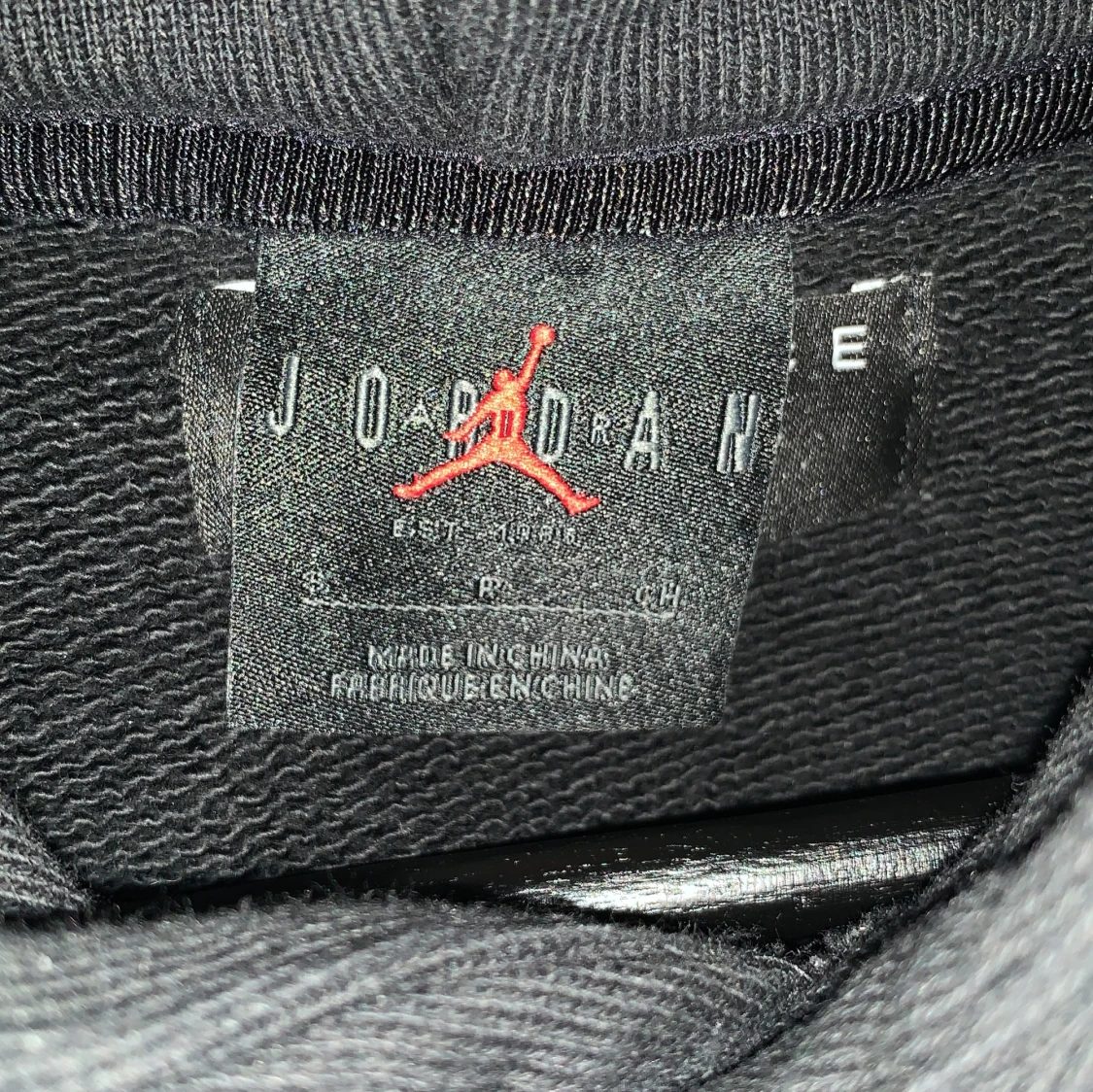 Svart hoodie från Air Jordan - 91