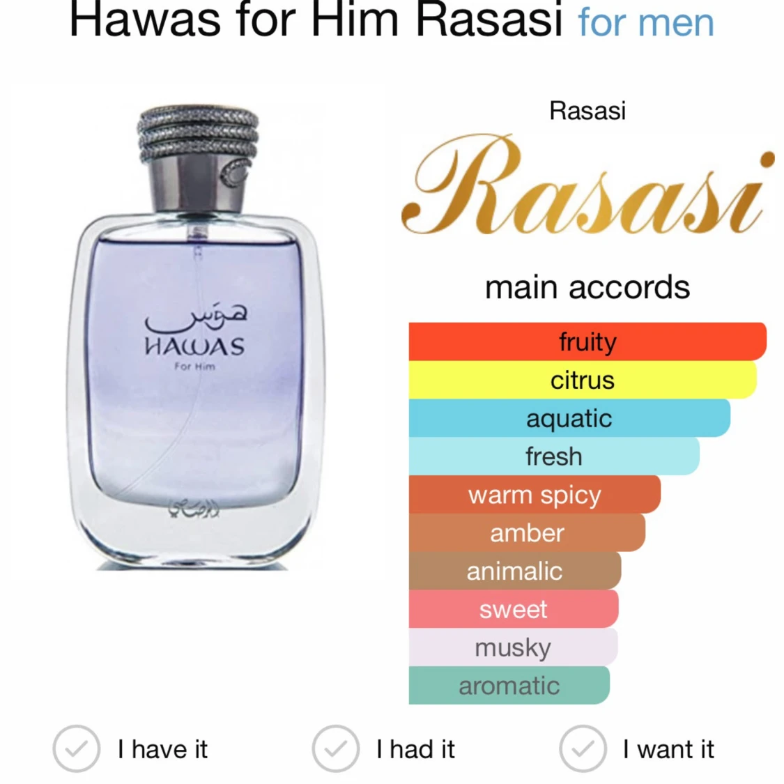 Rasasi Hawas - 91