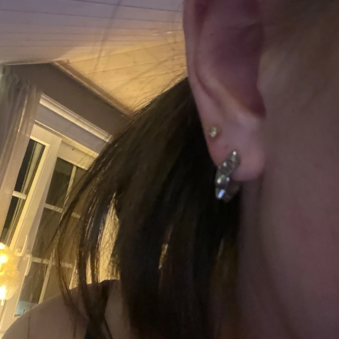 Silver örhängen - 90