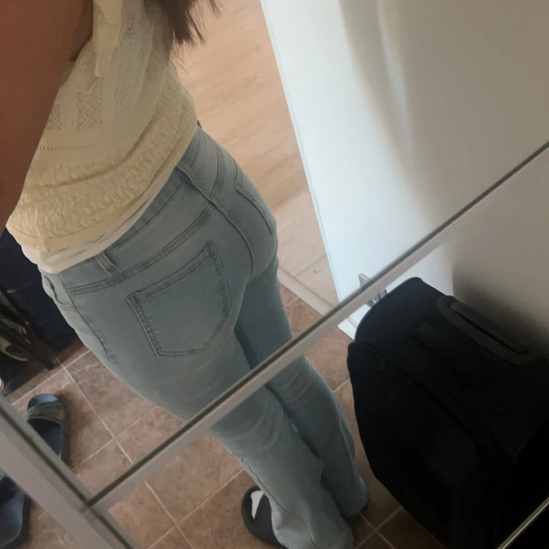 Ljus blåa jeans  - 90