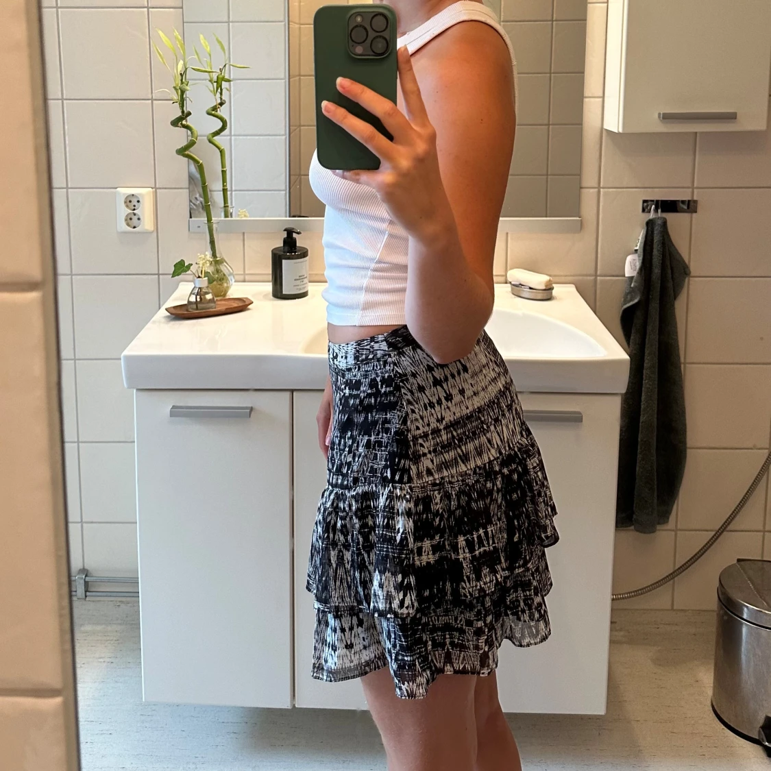 Vintage kjol volang - 90