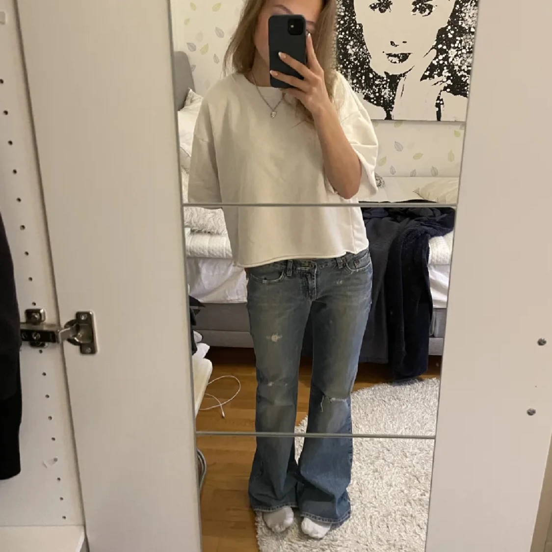 Lågmidjade jeans - 90