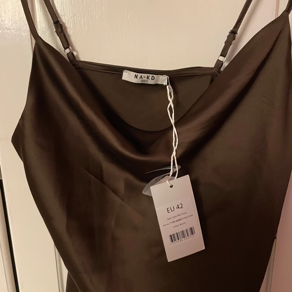 Satin mini dress - 3