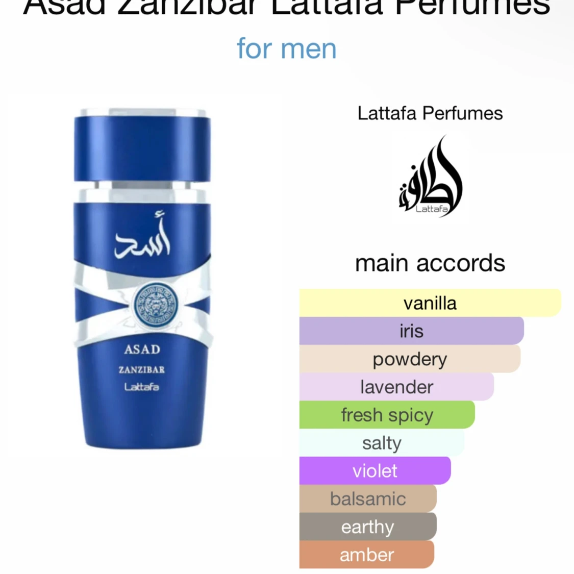 Lattafa Asad Zanzibar - 91