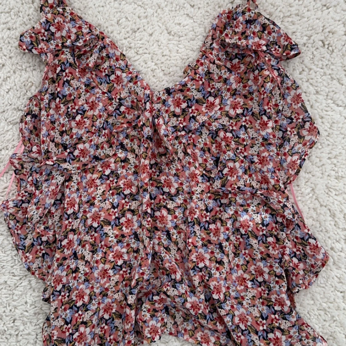 Somrig blom blus🌸💝xs-s - 90
