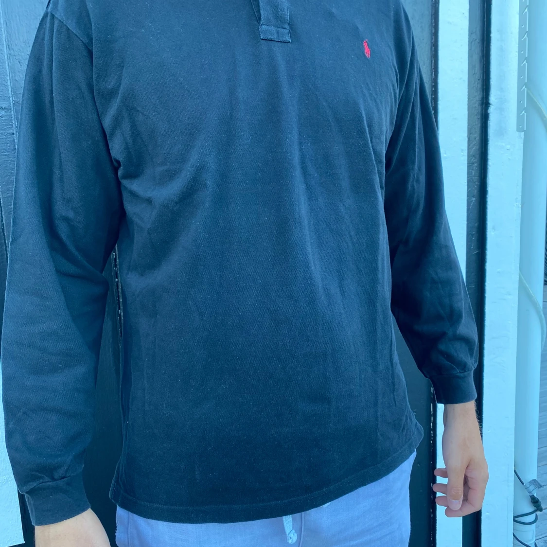 Ralph lauren tröja svart  - 92