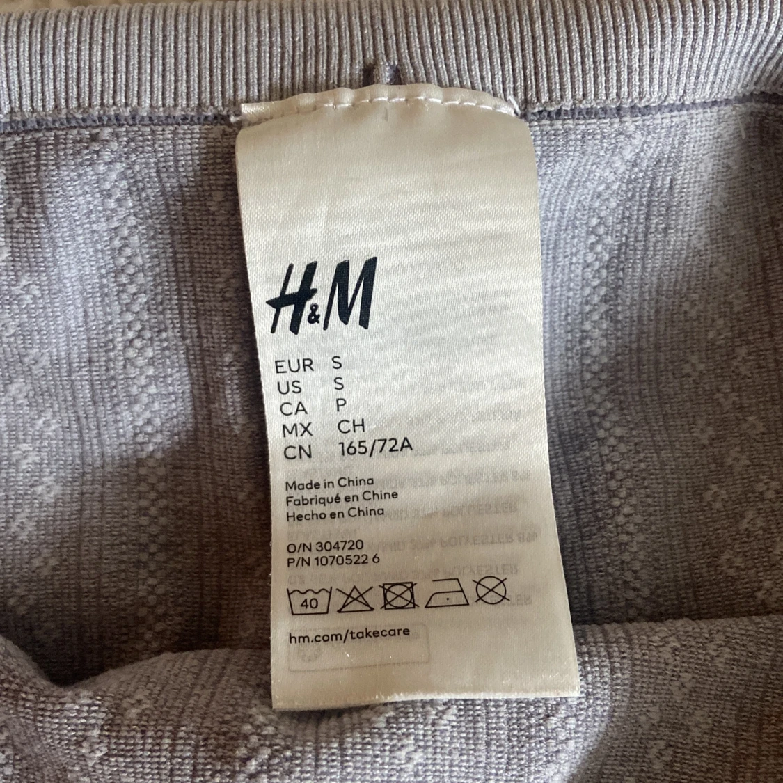 Grått linne och shorts set från H&M - 93