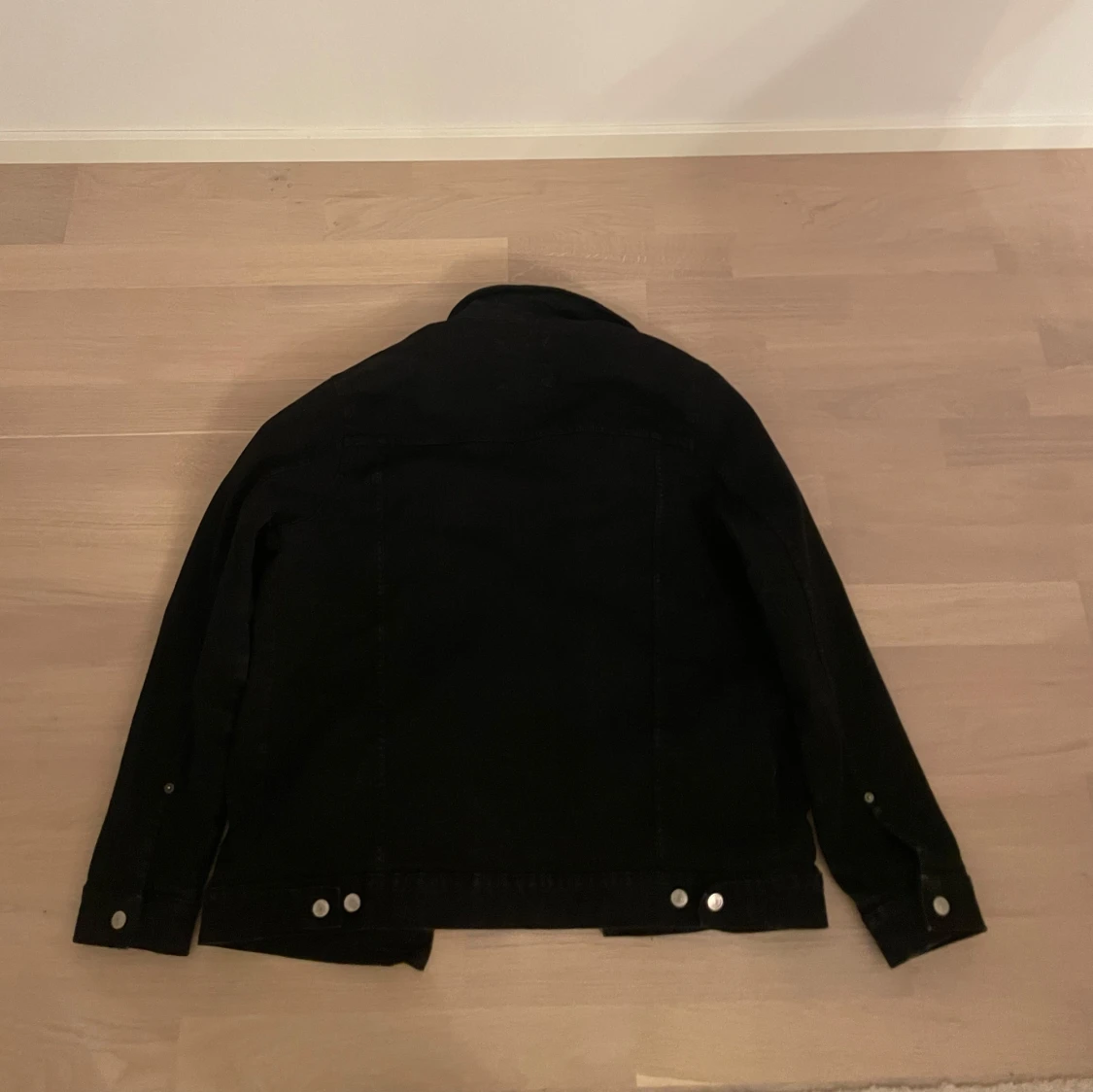 Svart jeansjacka - Zara - 37