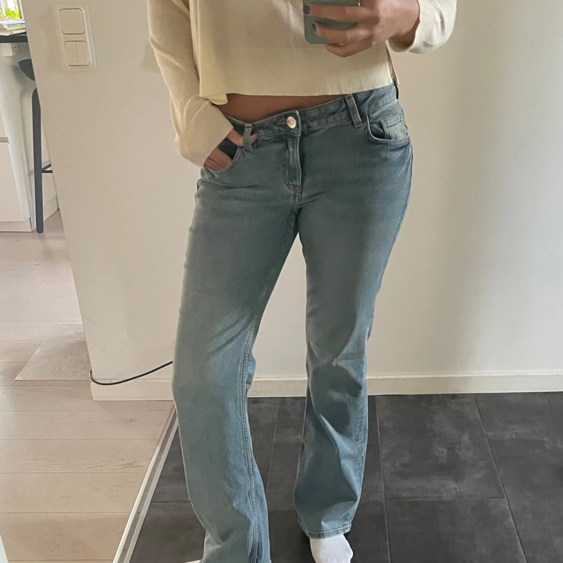Lågmidjade jeans - 90
