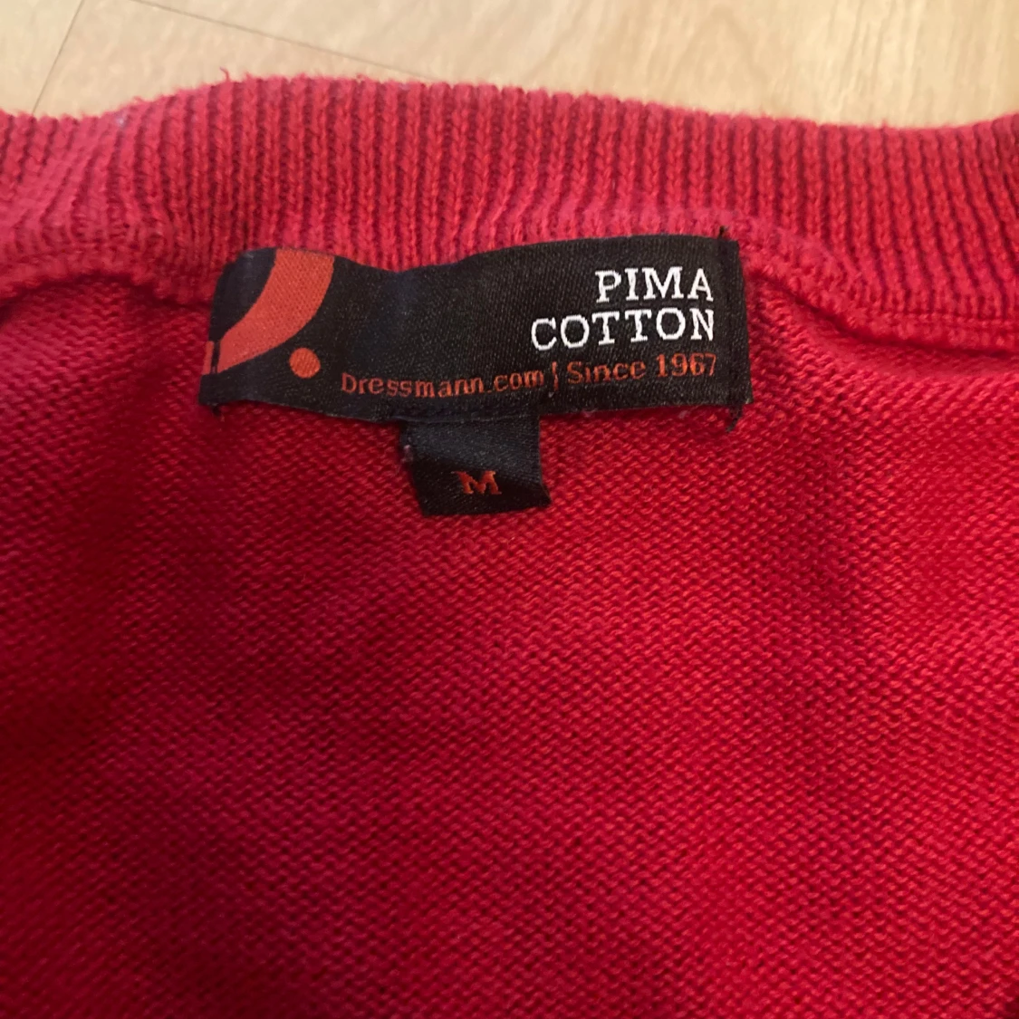 Dressmann röd stickad tröja - 90