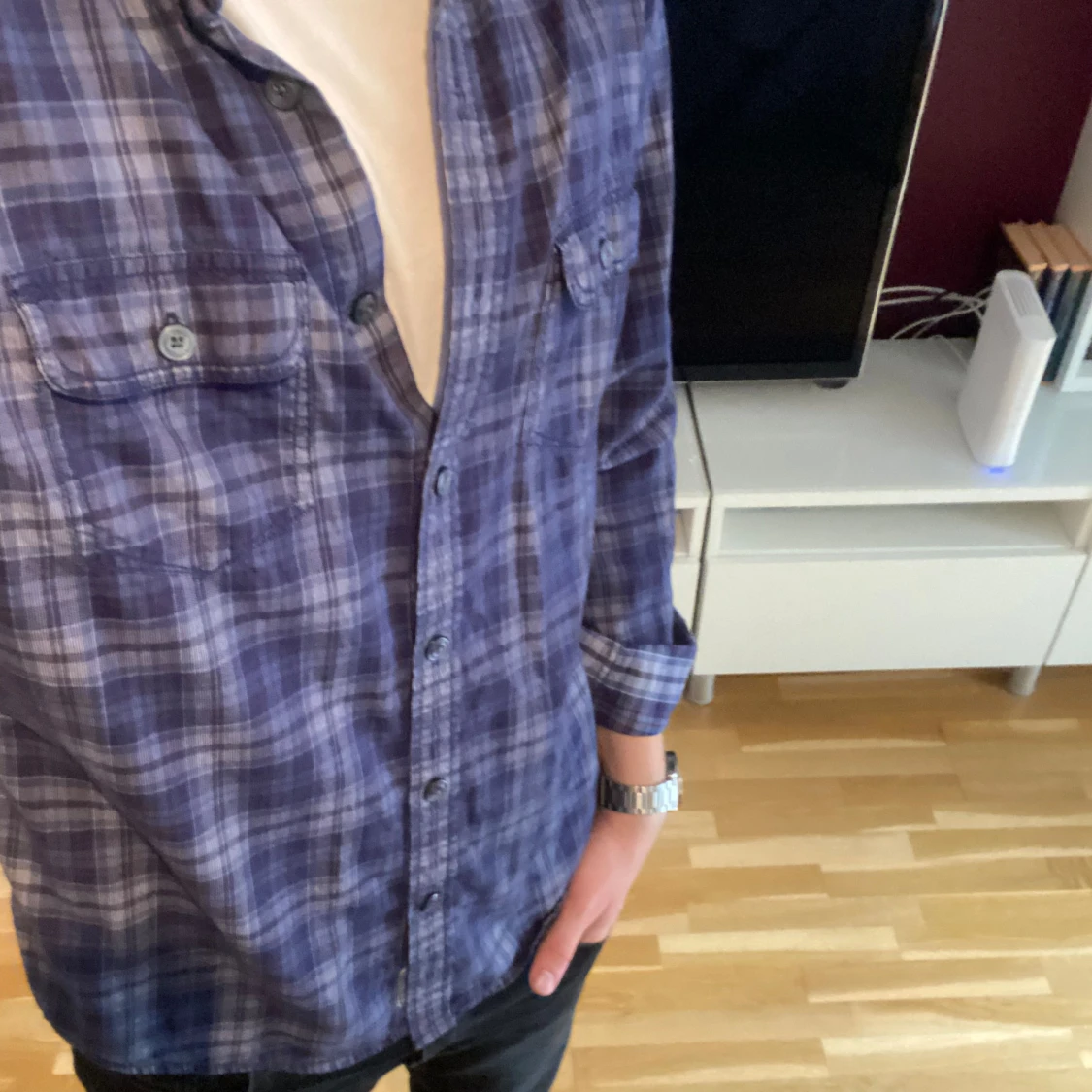 Unik Flanellskjorta - 91