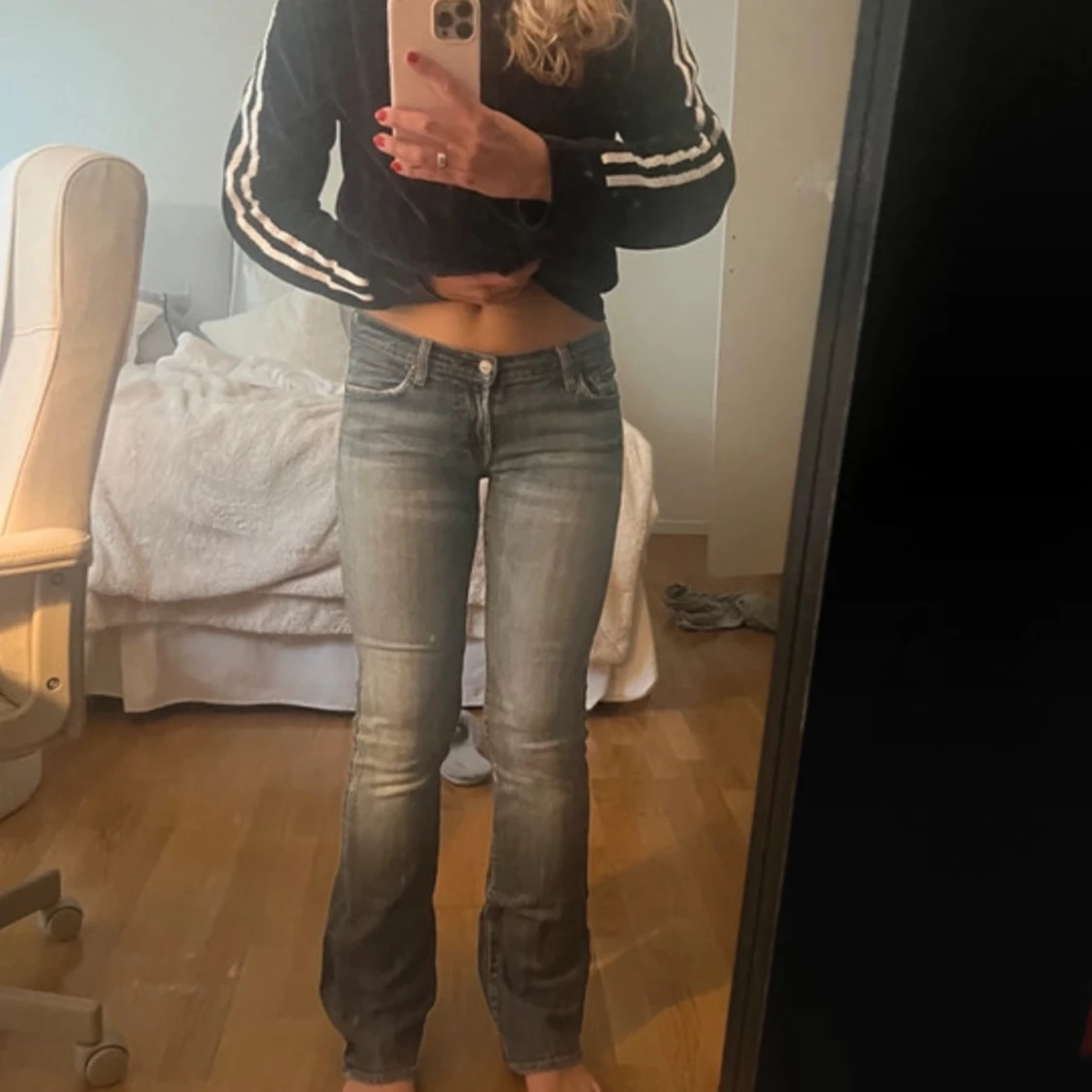 Lågmidjade bootcut jeans  - 93