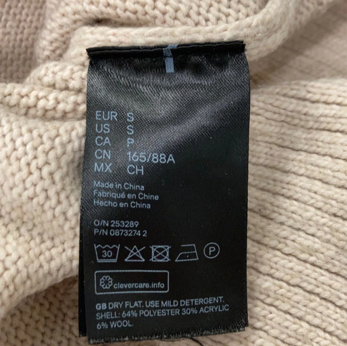 Stickad polotröja - 92