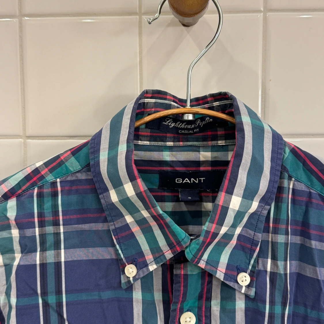 Rutig skjorta från GANT i multifärger – Storlek S - 92