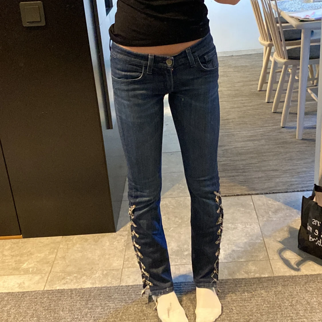 Omsydda gant low Waits straight jeans - 92