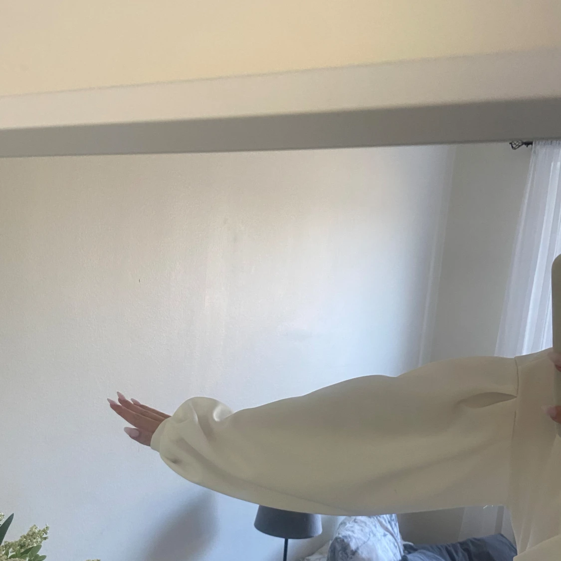 Vit omlott blus - 91