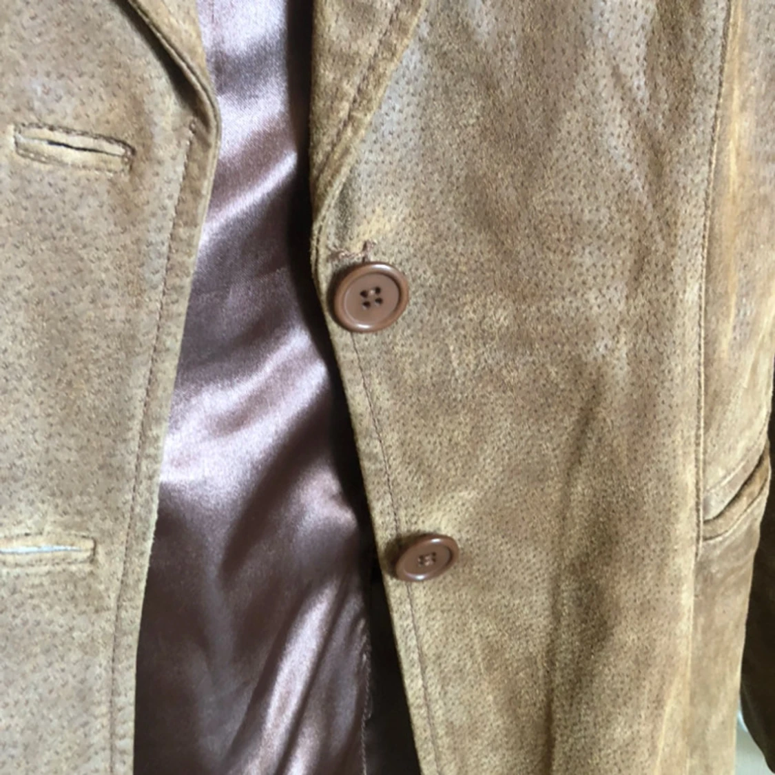 Kavaj i skinn/mocka imitation - 92