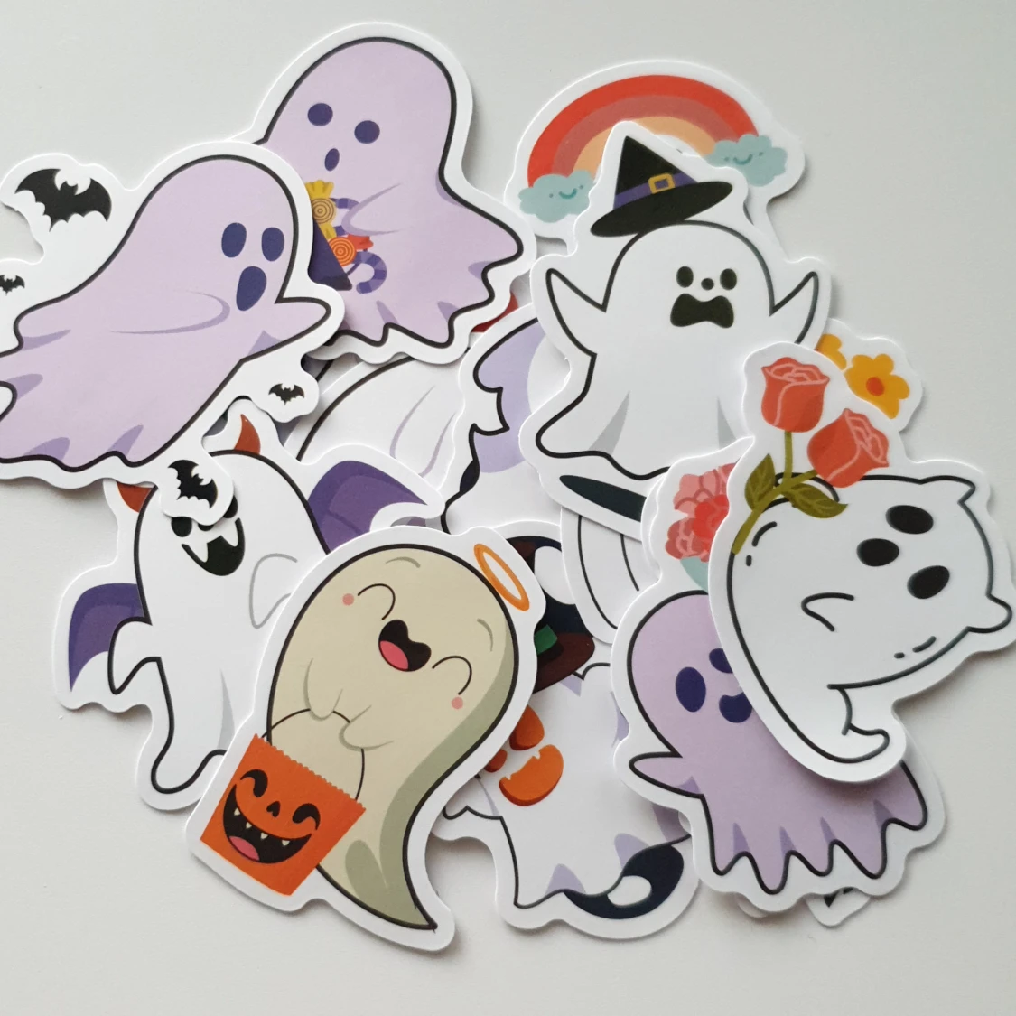 18st spöken, halloween klistermärken/stickers 