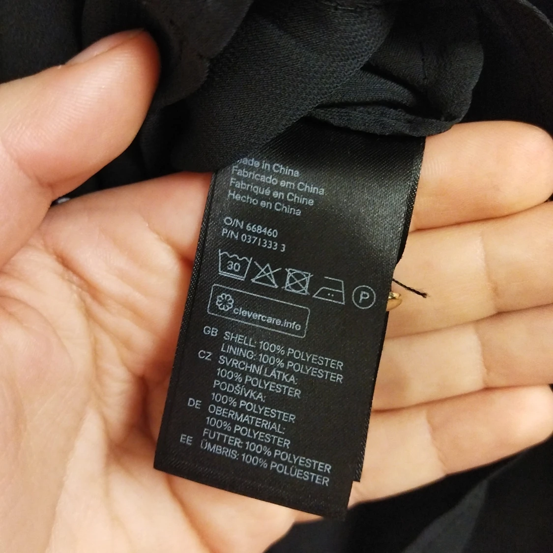 Svart blommig ärmlös blus - 3