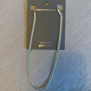 Silverpläterat halsband från Gina Tricot - Elegant silverpläterat halsband från Gina Tricot Premium Collection. Perfekt för att ge en stilren touch till din outfit. Halsbandet har en justerbar kedja för optimal passform. Aldrig använt. Ny med prislapp. Pris 150