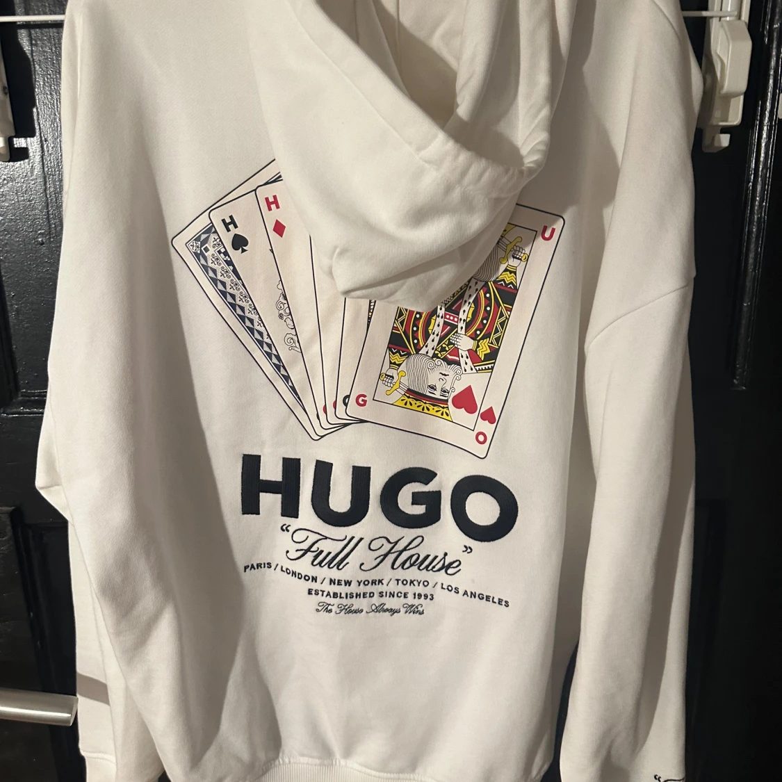 Vit hoodie från Hugo - 93