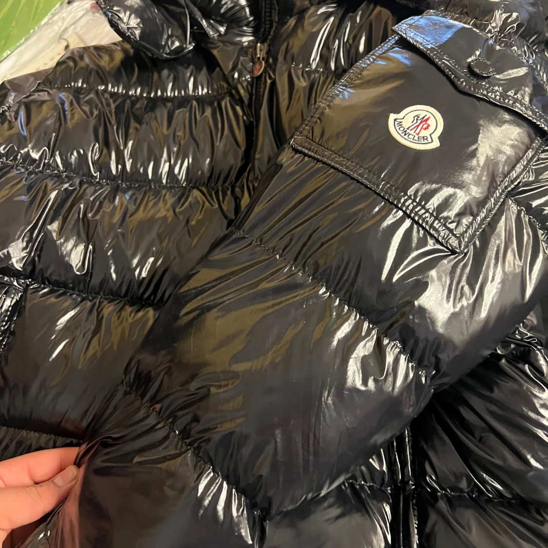 Svart pufferjacka från Moncler - 90