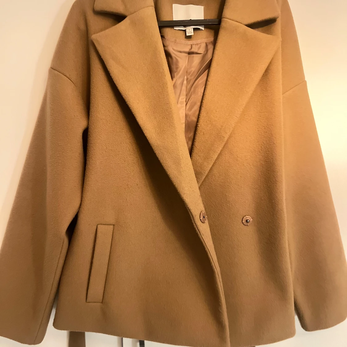 Beige kappa från ICHI - 90