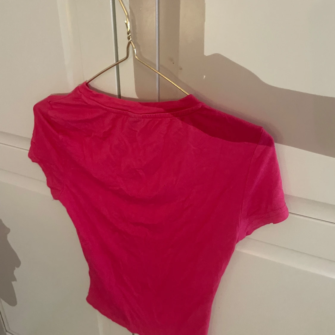 Rosa t-shirt med tryck - 90