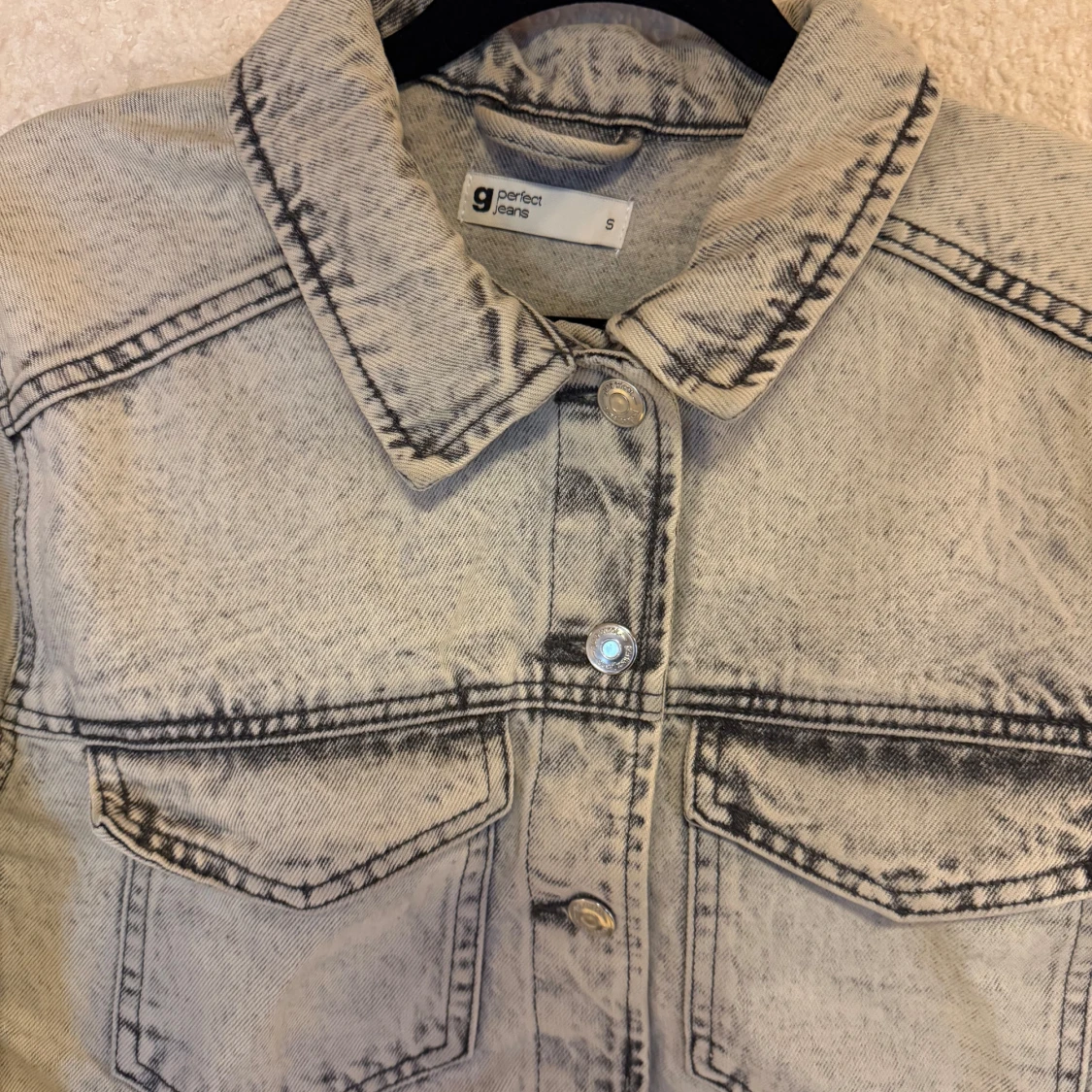 Grå jeansjacka från Perfect Jeans - 1