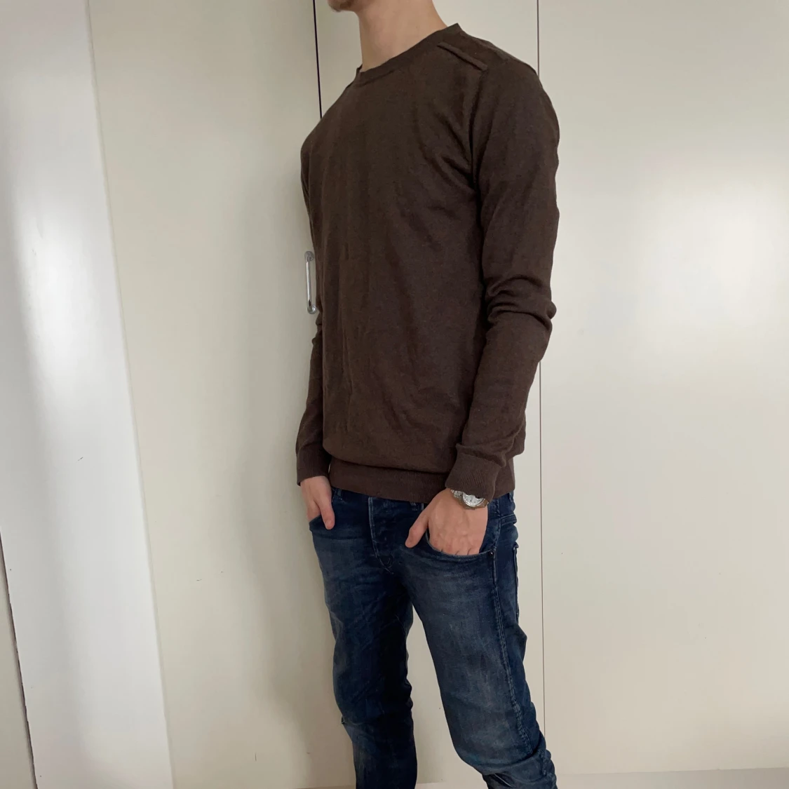 Brun långärmad tröja