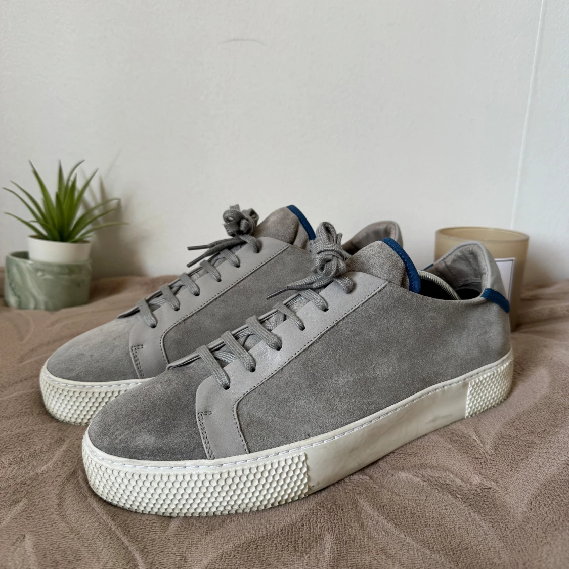 J.Lindeberg Suede Sneaker Grey - 1