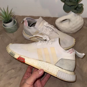 Adidas Originals NMD Racer Primeknit - Adidas Originals NMD Racer Primeknit "WHITE"  Size: 41 1/3 Condition: Very Good  All defects are Always shown in the pictures if there are any!! Questions? Feel free to ask!  Checkout my account for more shoes, you might find a gem you size‼️